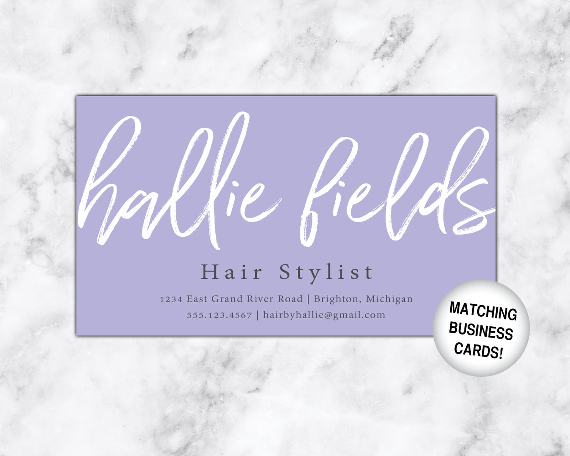 Loyalty Cards for Hairstylist Hairdresser Loyalty Punch Etsy