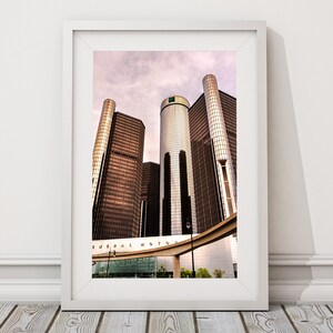 Detroit GM Building Photo | Downtown Detroit Photography | General Motors Building | Motor City Detroit | Detroit Printed Photo | Digital