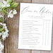Over or Under Bridal Shower Game DIY Printable Template, Printable ...