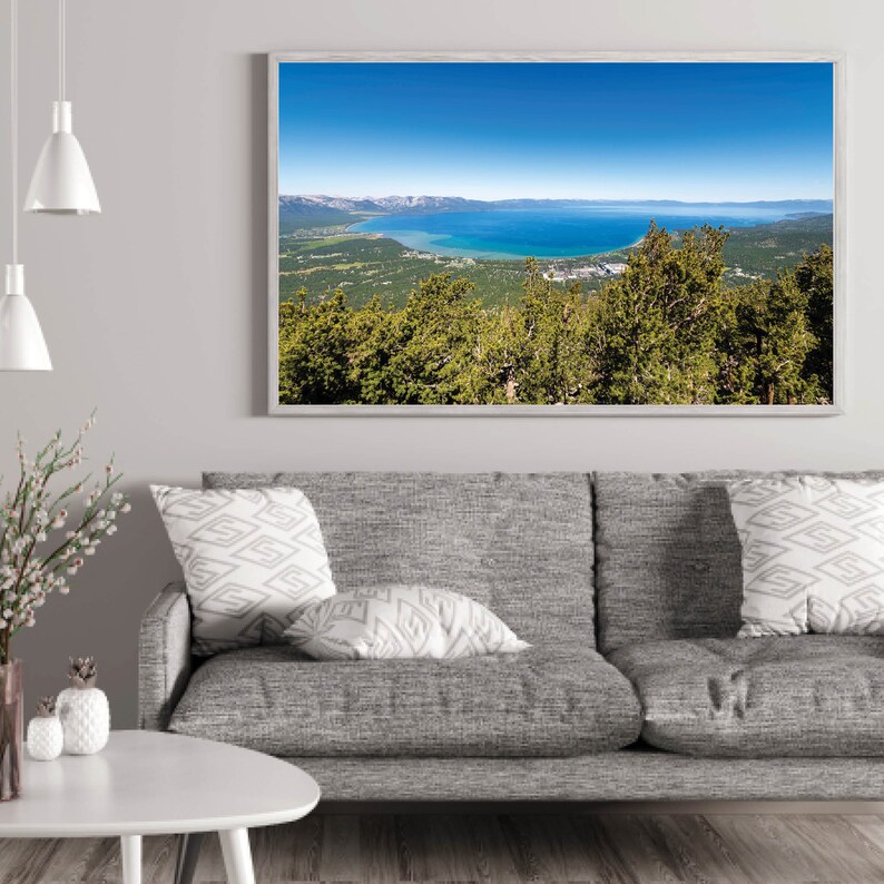 Lake Tahoe Was Art Photo Print Lake Tahoe Wall Art Decor Etsy