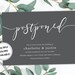 Postponed Wedding Card Printable Postponed Date Announcement for ...
