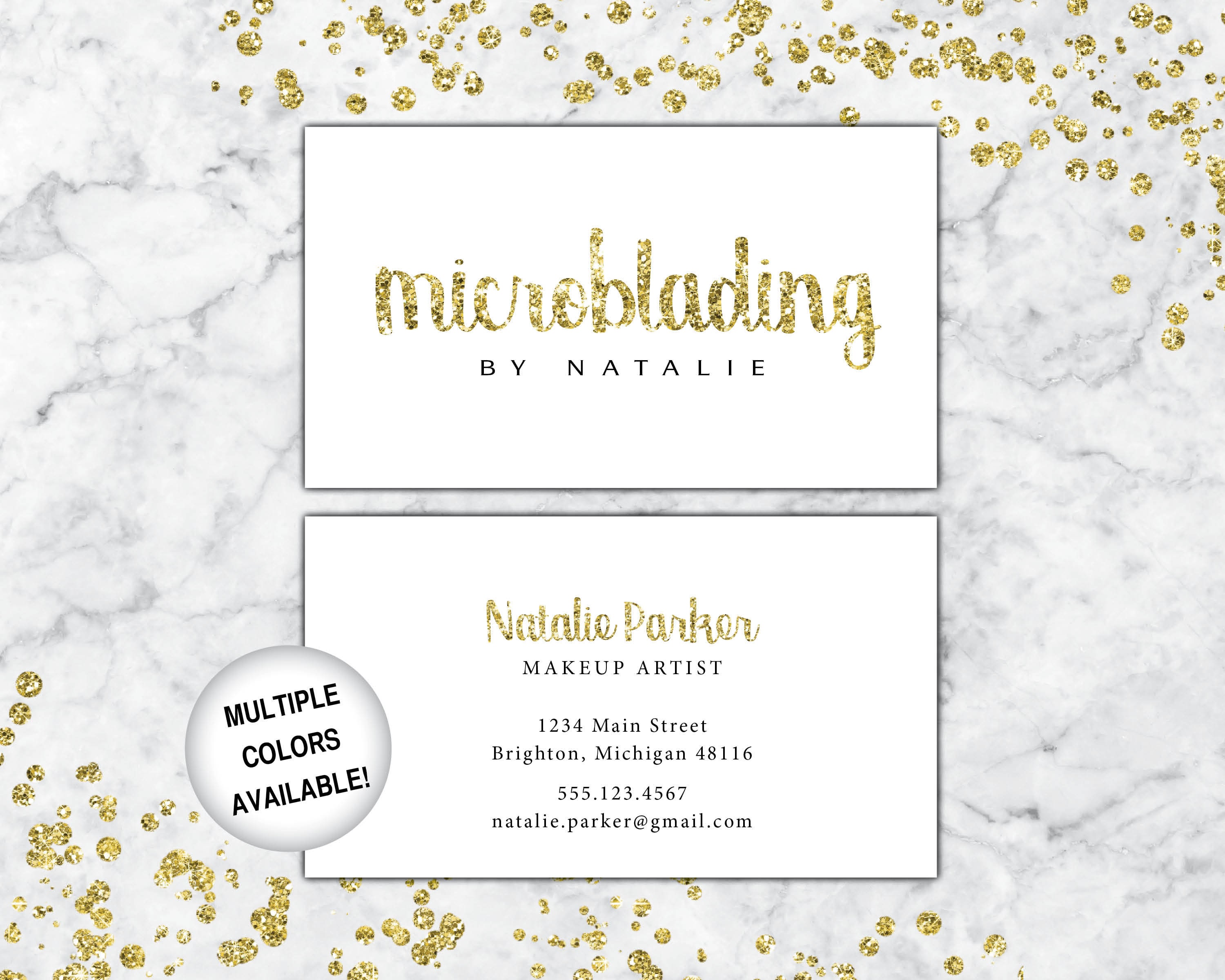 Microblading Business Cards Printable Cards