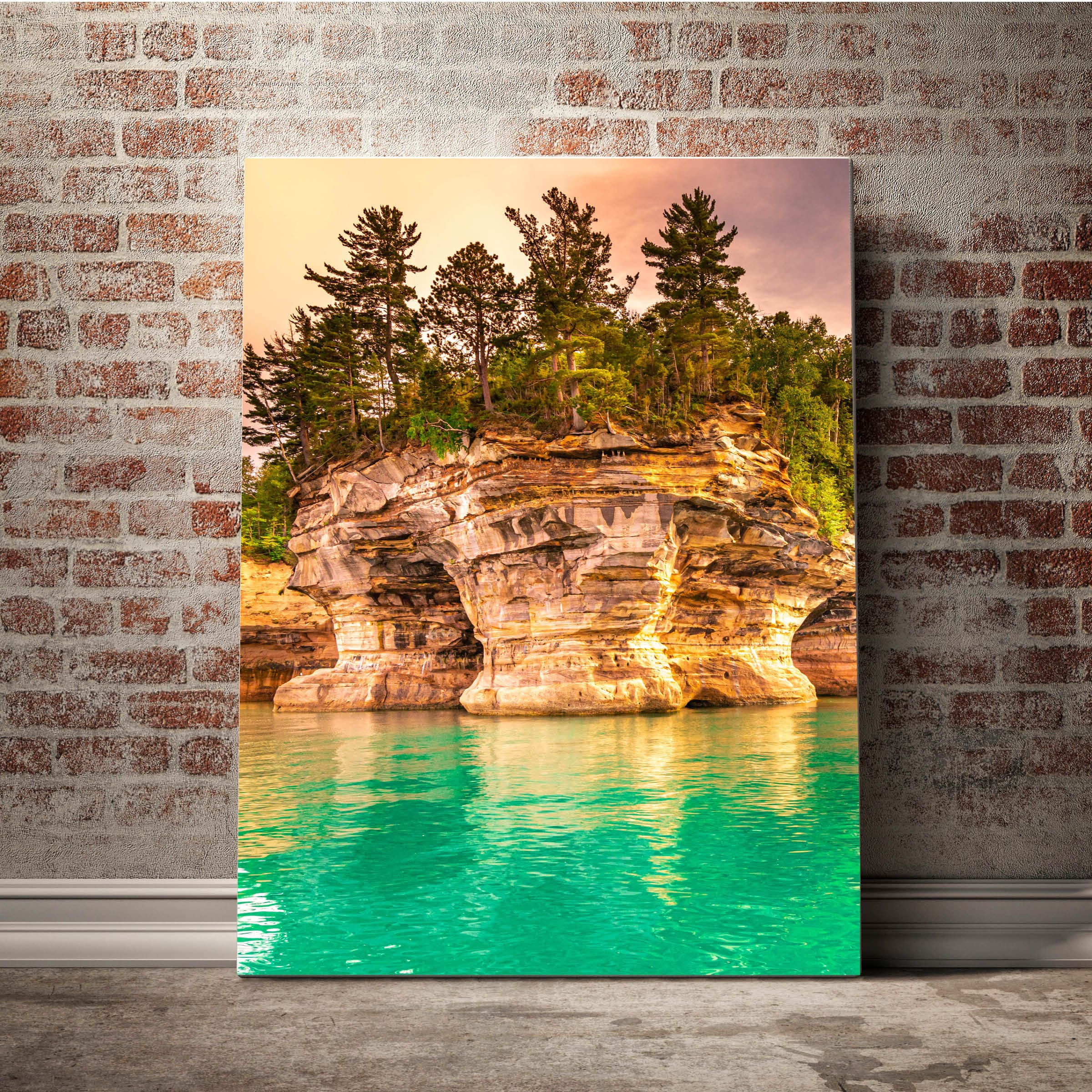 Pictured Rocks Sunset Cruise Photography UP Michigan | Etsy