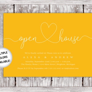 Open House Invitation Printable | Housewarming Party Invitation With ...