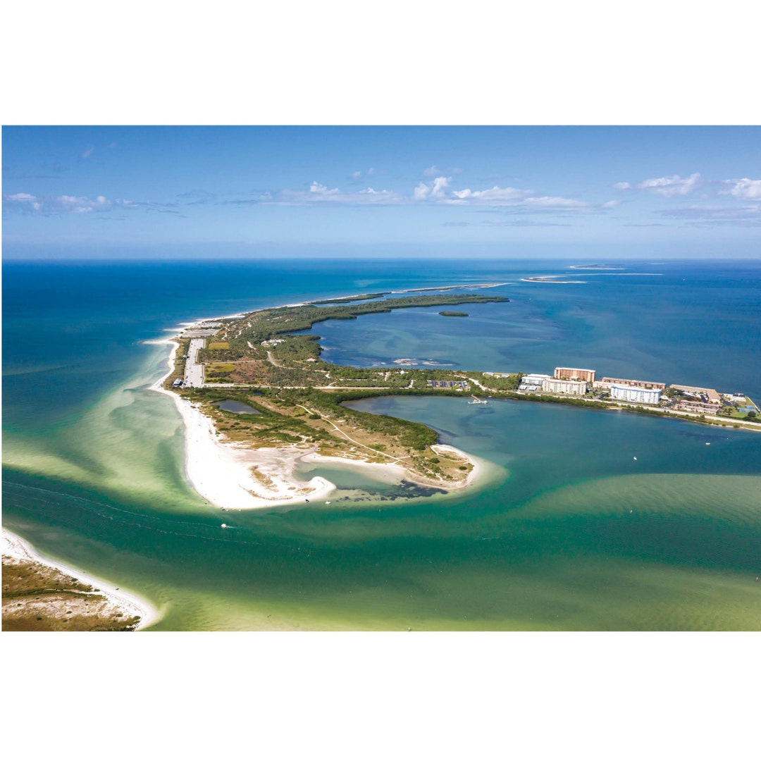 Honeymoon Island Photo Honeymoon Island Aerial View Etsy