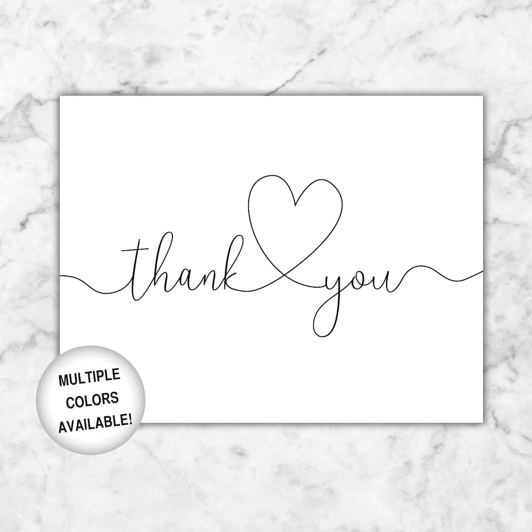 Printable Thank You Cards Bridal Shower Thank You Cards Thank You Cards