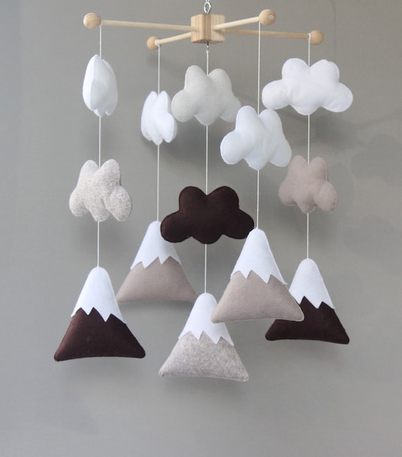 mountain crib mobile