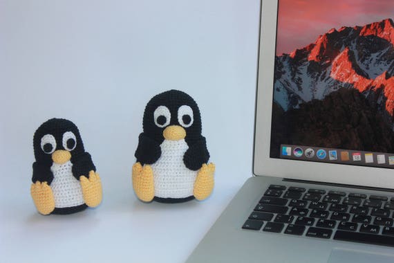 Penguin Computer Gift for Geek Gift Programmer Etsy
