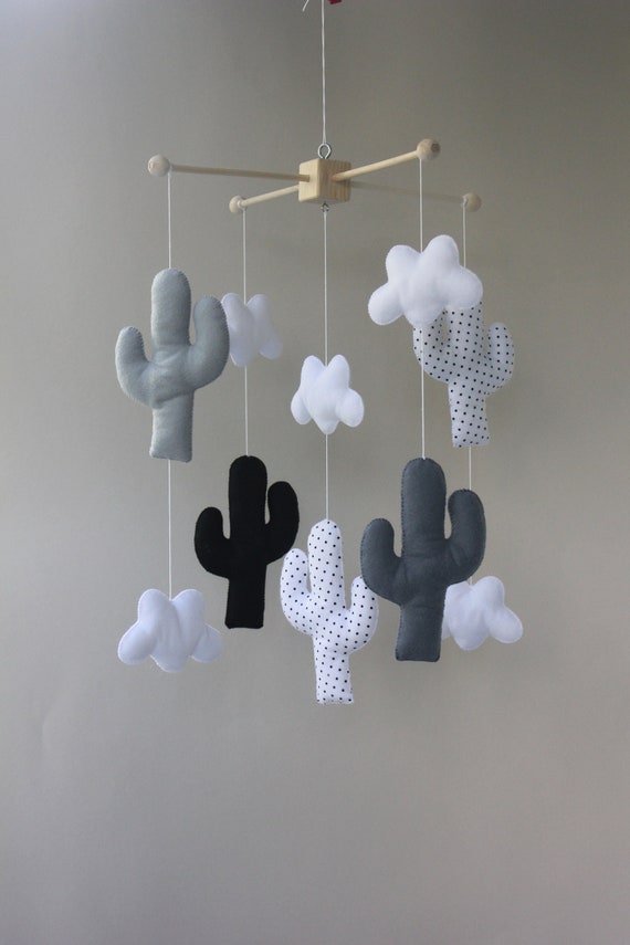 Black and White Baby Mobile Black and White for Babies Etsy