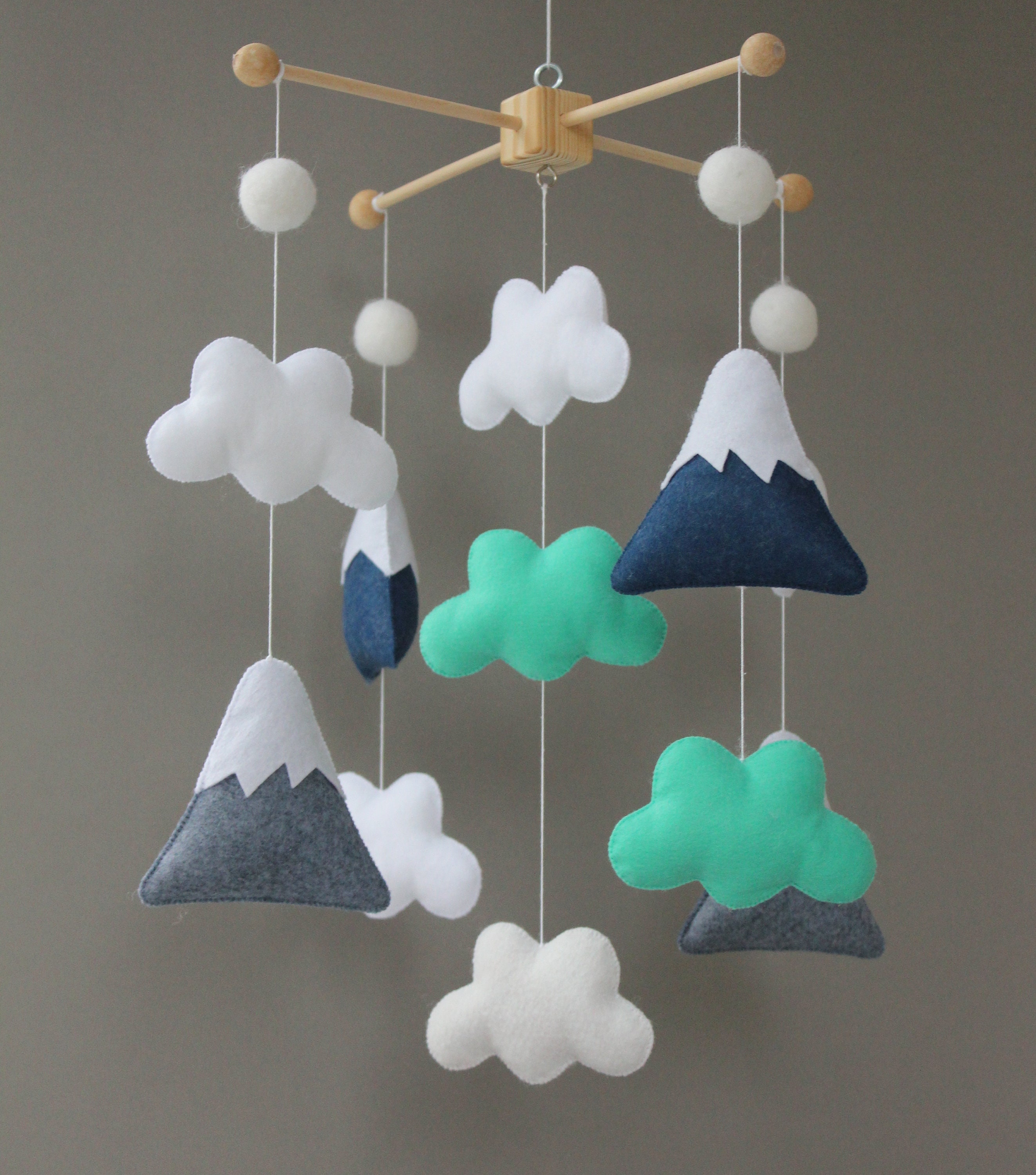 Berge mobile Berg Kindergarten Berge Baby Dekor Krippe mobile | Etsy