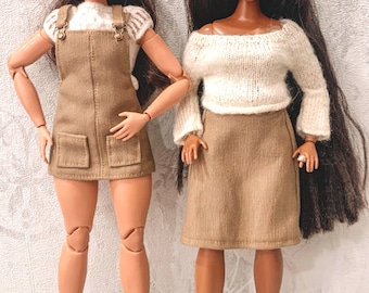 Suéter nórdico de punto de muñeca de moda 1/6 Lopapeysa