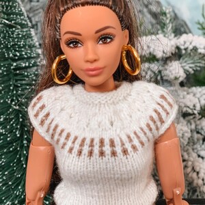 Suéter nórdico de punto de muñeca de moda 1/6 Lopapeysa imagen 7