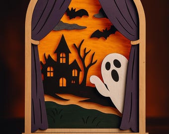 Peekaboo Layered Window Scene