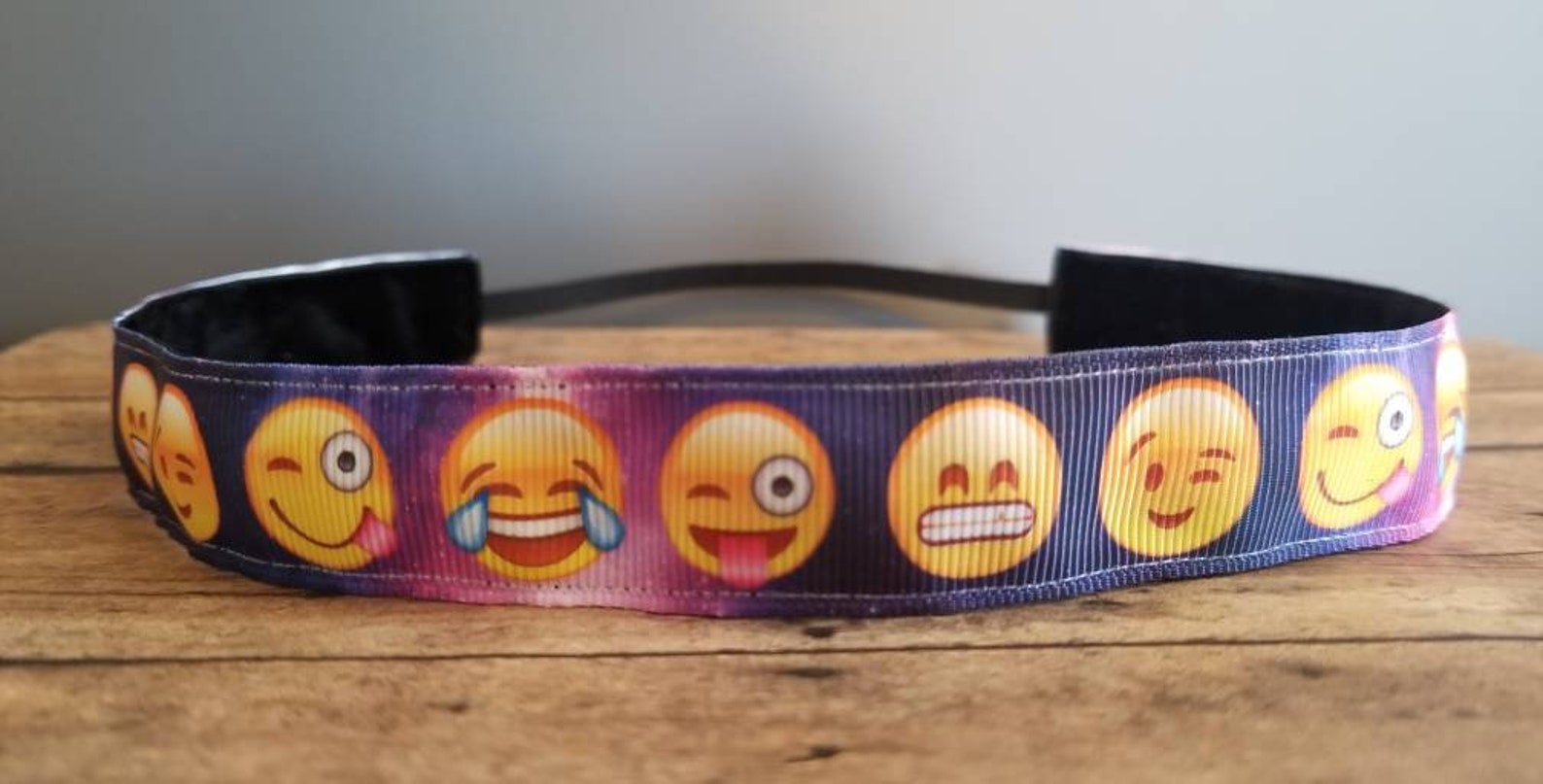 Emoji Nonslip headbands for women button headband mask | Etsy