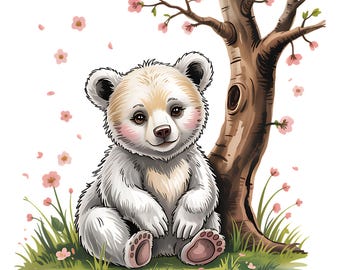 35枚のパステルカラーの春の動物のクリップアートバンドルPNG、森の生き物のクリップアート、森の生き物の保育園の装飾、森の昇華デザイン