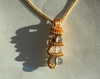 Fluorite Gold-Plated Necklace