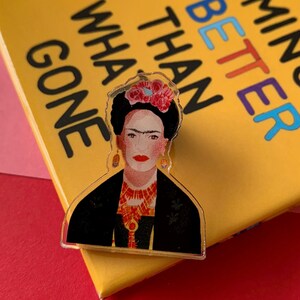 Art Teacher's Gift / Frida Kahlo Lapel Pin image 2