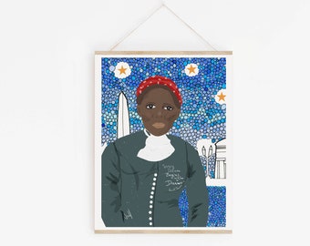 HARRIET TUBMAN Art Print, Classroom Wall Art