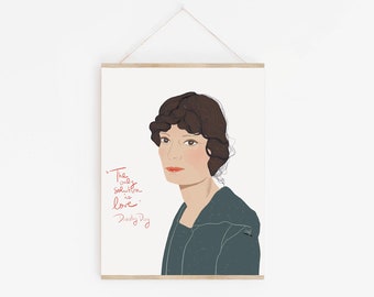 Dorothy Day Portrait Art print