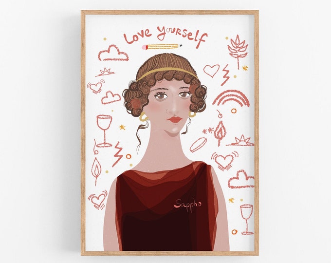 Sappho Cubicle Wall Art