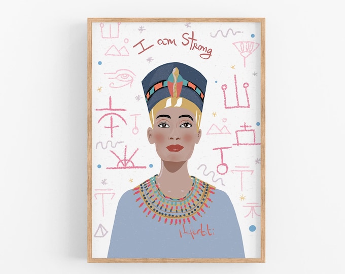 Nefertiti  Affirmation poster