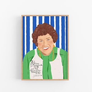 Julia Childs Art Print