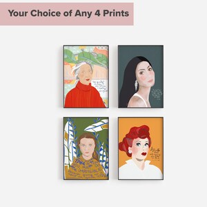 Set of 4 Prints choose your own everything in the shop image 2