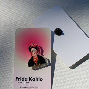 Art Teacher's Gift / Frida Kahlo Lapel Pin image 6