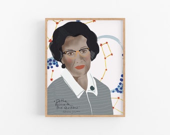 Katherine Johnson Art Print