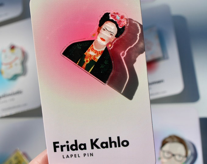 Art Teacher's Gift / Frida Kahlo Lapel Pin