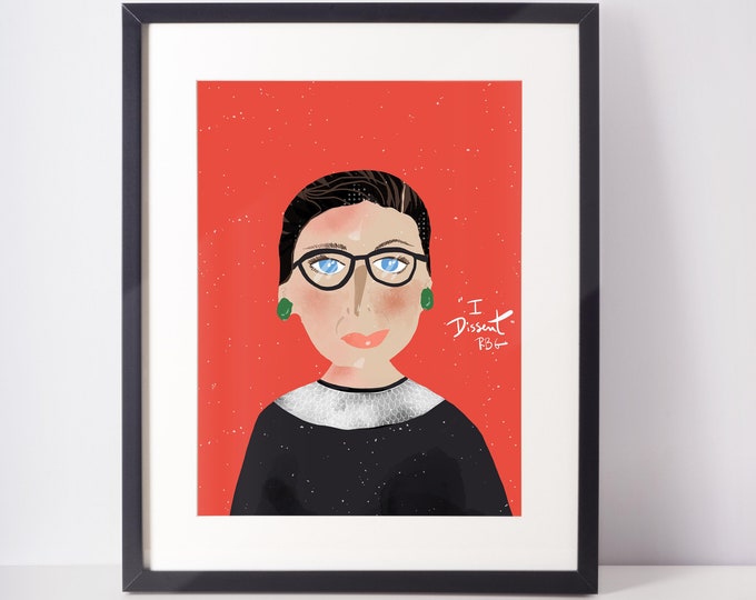 RBG Cartoon, I DISSSENT