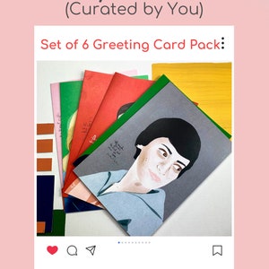 Set of 6 Greeting Cards, Choose your own, New Job Gift