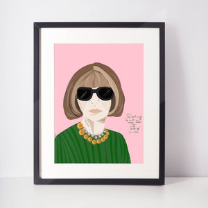 ANNA WINTOUR Art Poster