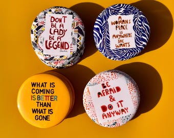 Optimistic Inspirational Fridge Magnets, Coworker White Elephant Gift, Glossy Fisnish and Very Magnetic