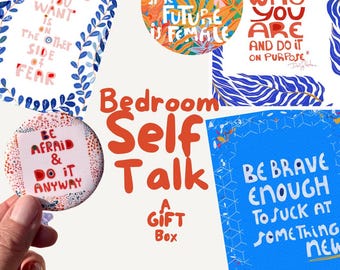 Motivational Wall Art Prints & Affirmation Magnets Gift Box