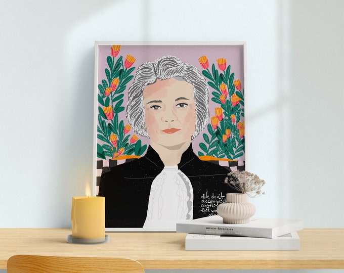 Lawyers office Art //Sandra Day O'Connor, Supreme Court Women Art print, Lawyers Gifts, Paralegal Office Decor
