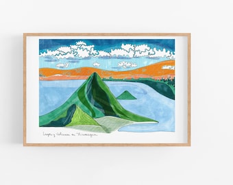 Nicaragua Landscape Wall Art