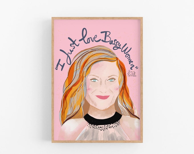 Amy Poehler Art Print | Cubicle Decor