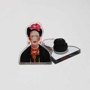 Art Teacher's Gift / Frida Kahlo Lapel Pin image 5