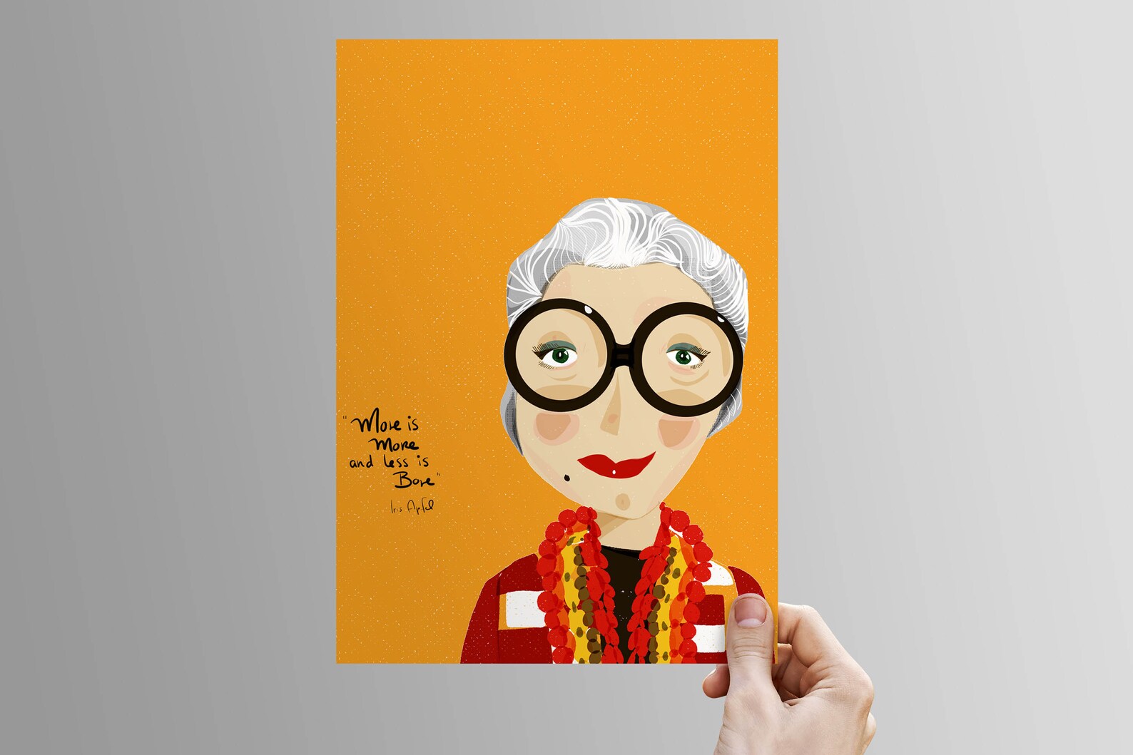 Iris Apfel Print Wall Art Print for Fashion Lovers Etsy