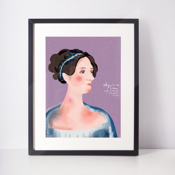 Ada Lovelace Art Print, Math Classroom Wall Art