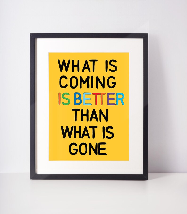 Optimistic Wall Art, Cubicle Decor