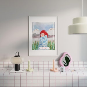 Fuerza, Tarot Art Print, Regalo de anfitriona