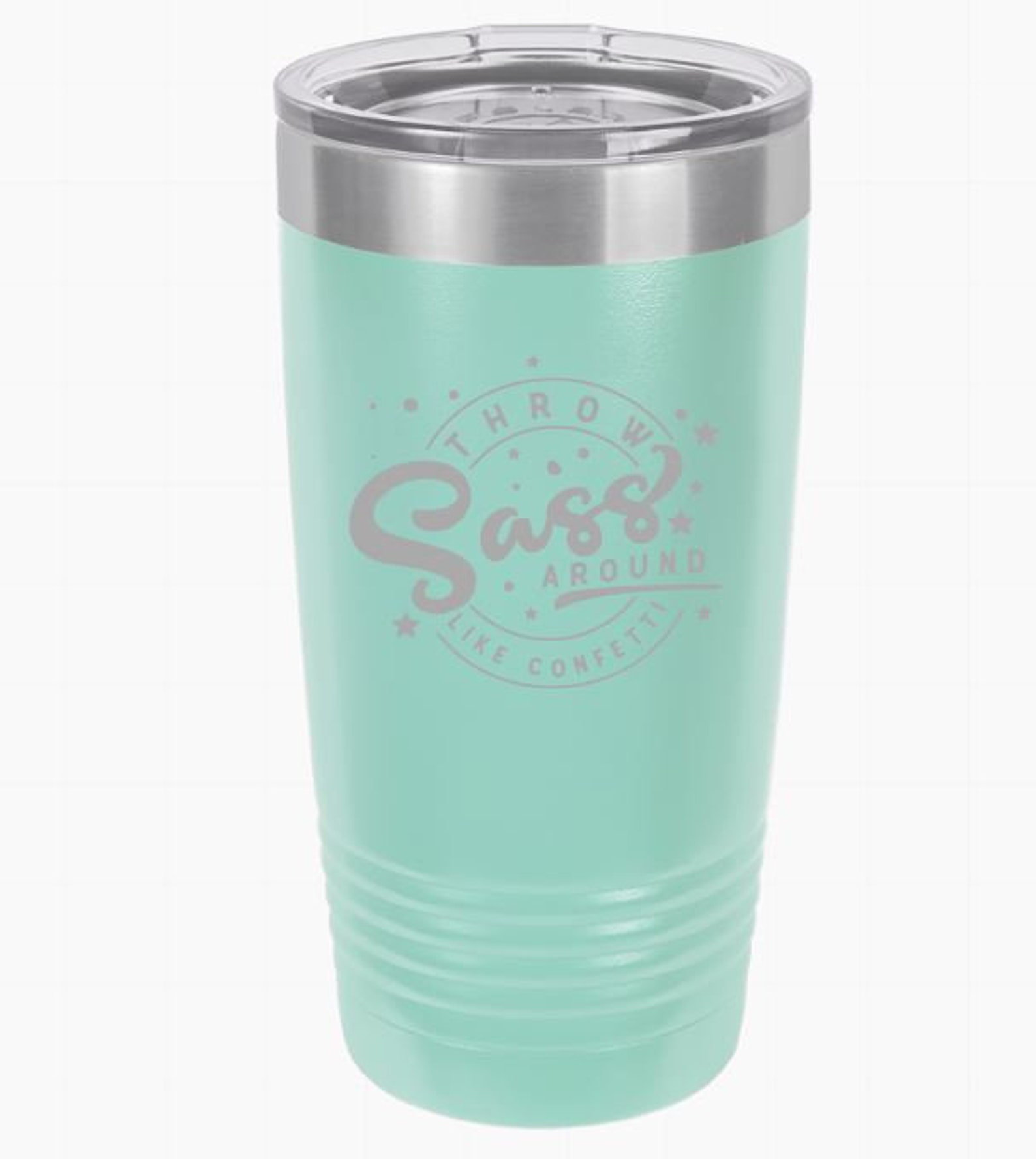 Sassy Tumbler/ Glitter Tumbler /20 oz. Personalized Tumblers/ Etsy