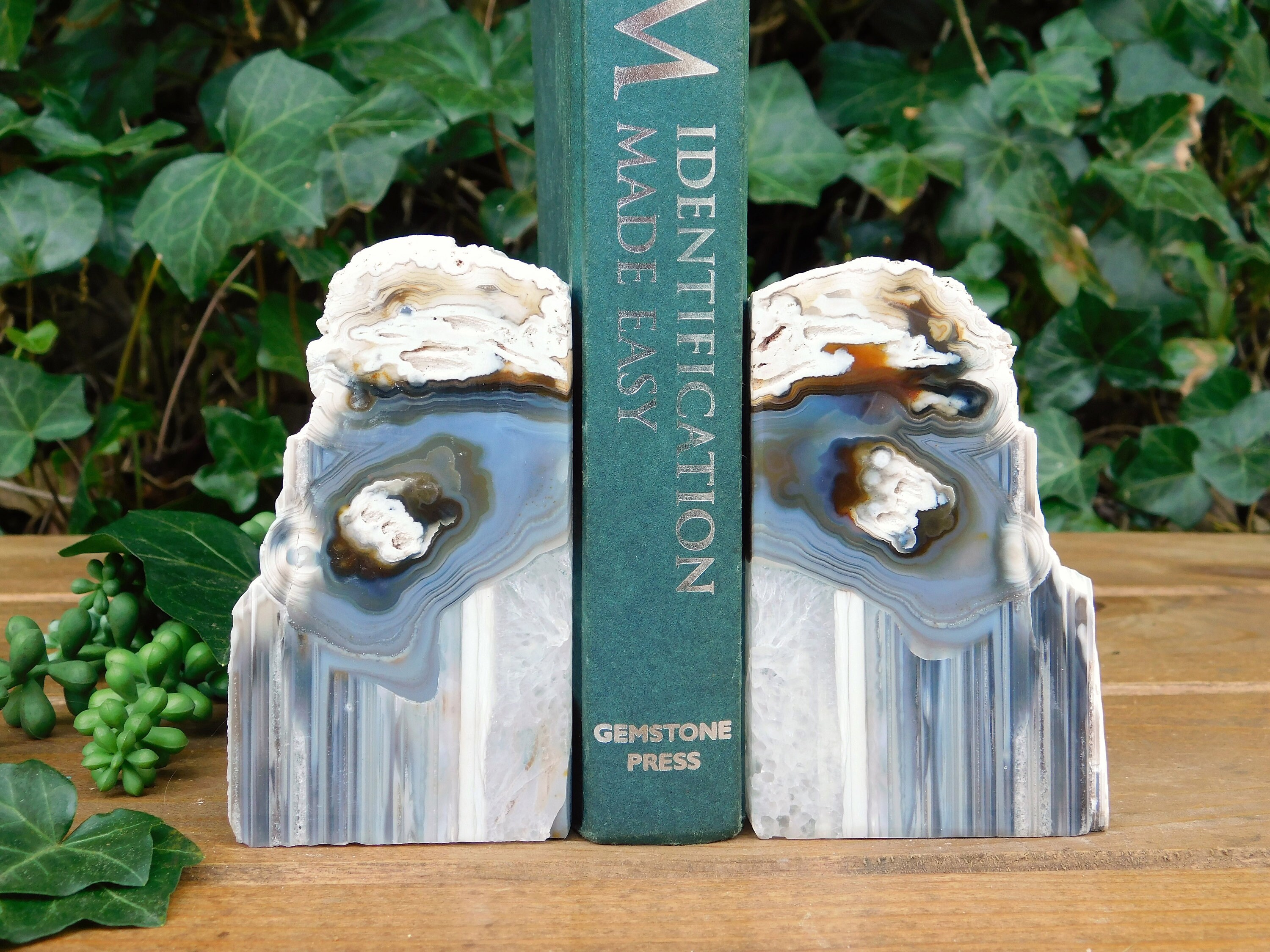 natural agate bookends natural agate bookends