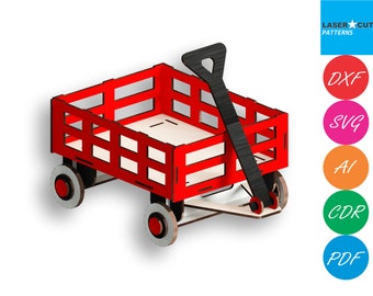 Download Wagon Cut Files Etsy