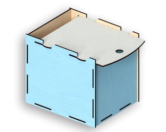 Buy Laser Cut File Wooden Packaging Box With Sliding Lid Svg Cdr Dxf Ai ...