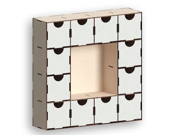 Laser Cut Organizer Files: Vector Model Template (Digital Download)