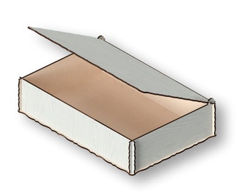 Laser Cut Box with Lid Template: Vector Files (Digital Download)