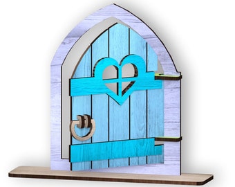 Fairy door, Laser Cut Files - Svg+Dxf+Pdf+Ai+Cdr+Eps - laser Files - Instant Download - laser cut template - laser cut pattern